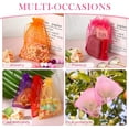 thumbnail image 7 of ATJIA Package Christams Gift Bags 100pcs Organza Drawstring Bags 6 x 9 inches Party Favors Gift Mesh Bags Pouches, 7 of 7