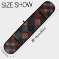 thumbnail image 3 of Yayeee Double Oven Mitt Kitchen Heat Resistant Baking 35" x7" Quilted Glove, Red Tartan Pattern, 3 of 6