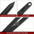 thumbnail image 4 of HARFINGTON 10pcs Sticker Tweezers for Crafting 4.53" Straight Pointed Tip with Spring Plastic Tweezers Craft Tweezers for Stickers, Scrapbooking, Eyelash Extensions, Black, 4 of 7
