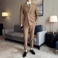 thumbnail image 3 of Conjunto de traje de 2 piezas de corte entallado para hombre, alta calidad, tendencias 2024, trajes y blazers completos para hombre, ropa de lujo para primavera y otoño, 3 of 5