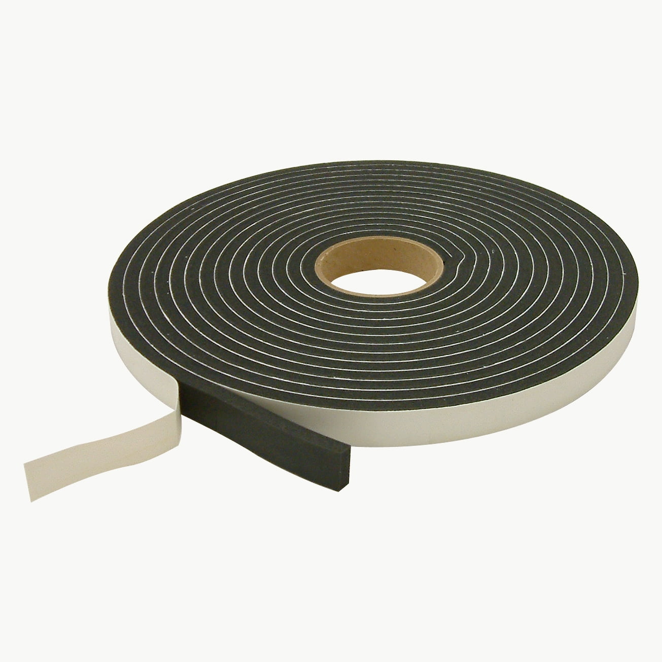 FindTape Polyurethane Foam Tape Strips [Single-Sided, Open Cell]: 1 in. x 9  in. x 1-1/2 in. thick (Black) 13 strips