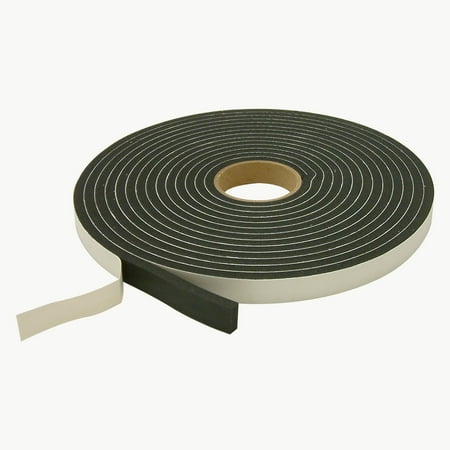 

JVCC SCF-01 Low-Density PVC Foam Tape: 3/8 in. thick x 1 in x 30 ft. (Black)