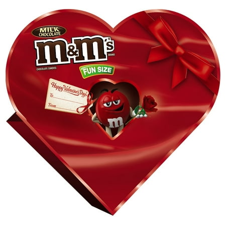 Mars M&M's Valentine's Day Milk Chocolate Candy in Heart ...
