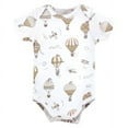 thumbnail image 3 of Hudson Baby Short Sleeve Bodysuits, 5-Pack, Newborn- 24 Months, 3 of 6