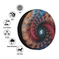 thumbnail image 5 of XMXY Colorful Fractal Spiral Spare Tire Cover, Universal Waterproof Cover for Jeep RV Tire Wheel Protection, 16 inch, 5 of 8