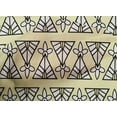 thumbnail image 4 of oneOone Coton Tissu Cambier Floral & Triangle Bloc Décor Tissu Imprimé BTY 56 Pouces de Large, 4 of 4