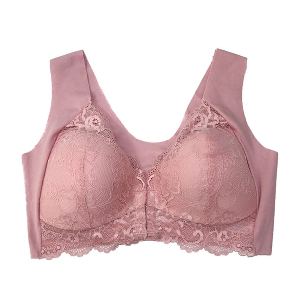 Sostén Minnieouse cierre frontal Beauty Back Cómodo moldeador Push Up Seamless rosa 3XL