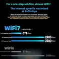 thumbnail image 4 of MT7925 WiFi 7 PCI-E Adapter Card Tri Band 2.4G/5G/6GHz 5374Mbps BT5.3 Desktop Wireless Network Adapter for Win10/11, 4 of 7