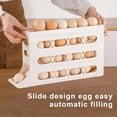 thumbnail image 6 of Nilvkv 4 Tiers Eggs for Fridge Auto Rolling Fridge Eggs Organizer Space-Saving Eggs Dispenser 30 Eggs Fridge Eggs Rack Large Capacity Eggs Dispenser, 6 of 6