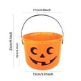 thumbnail image 2 of Halloween Pumpkin Bucket with Glowing Eyes - Trick or Treat Candy Container - Party Favors, Candy Storage Basket for Kids, Halloween Decorations and Home Party Supplies, 2 of 5