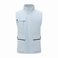 thumbnail image 2 of SELONE Womens Puffer Vest with Pockets Waterproof Fleece Hoodless Jacket Mock Neck Lightweight Tops Warm Outerwear, 2 of 3