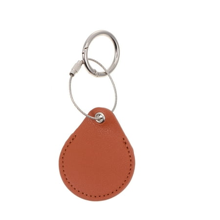 

1Pc Shockproof Protective Cover Leather Tracer Case Compatible for AirTags
