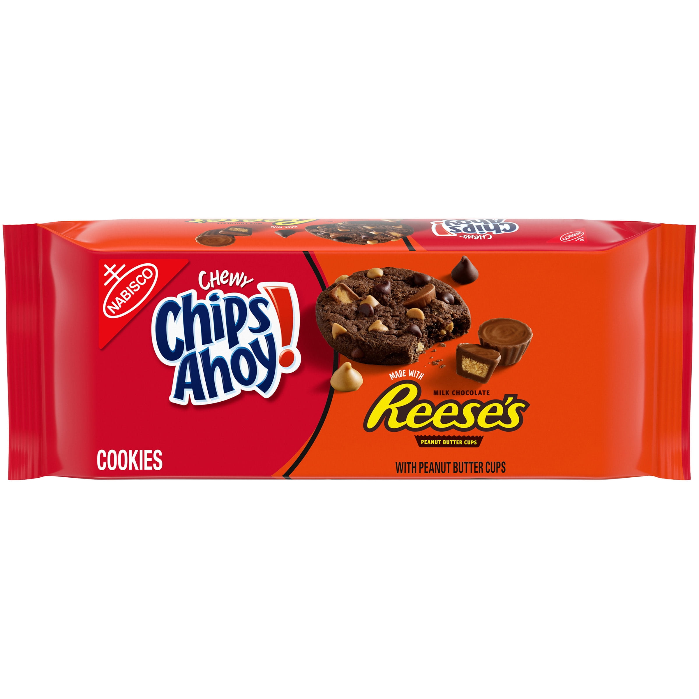 CHIPS AHOY! Chewy Reese's Peanut Butter Cup Chocolate Cookies, 1 Pack (9.5 oz.)