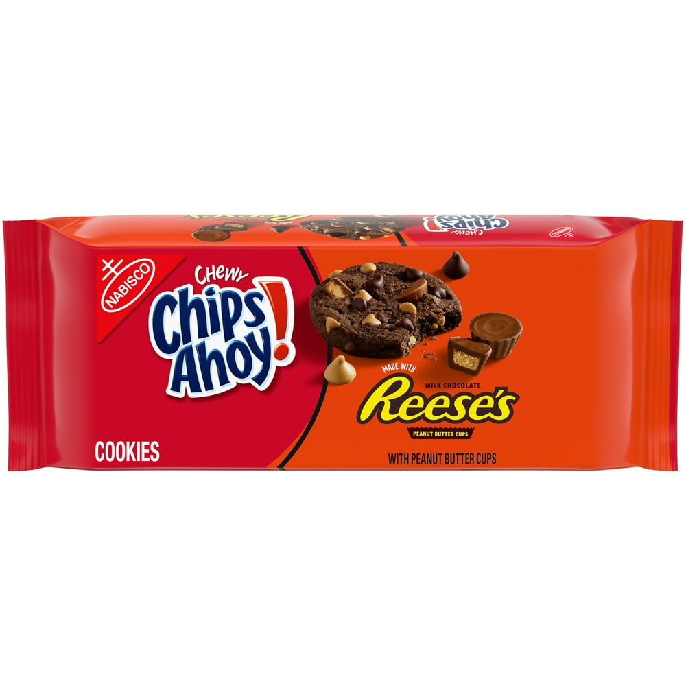 CHIPS AHOY! Chewy Reese’s Peanut Butter Cup Chocolate Cookies, 1 Pack