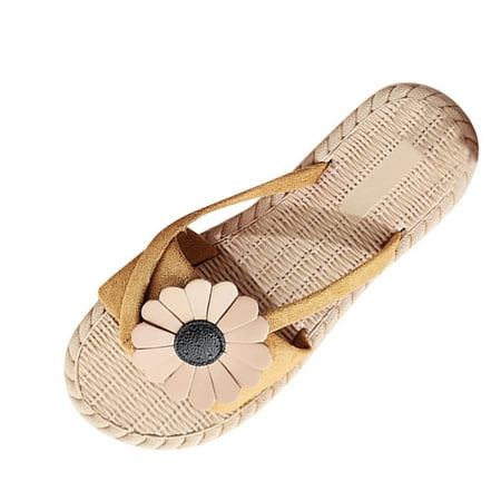 

Qufokar Women Snow Boots Size 9 Fluff Yeah Slippers Women Beach Summer Casual Flat Sunflower Slippers Women Flat Spring Fashion Sandals Women S Slipper