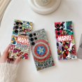 thumbnail image 2 of Marvel Comics Avengers Heros Phone Case For Samsung S24 S23 Ultra S22 S20 Plus S21 FE Clear Cases Cover Galaxy S24Ultra 5G Funda, 2 of 5