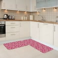 thumbnail image 5 of Xecao Strawberry Cake Patten Kitchen Rugs and Mats Sets,2 Pieces Non-Slip Washable Rugs, Kitchen Mat for Floor,Suit for Kitchen Decor and Accessories, 5 of 6