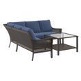 thumbnail image 3 of HOMETRENDS Belmont 4-Piece Patio Sectional Set, 3 of 7