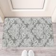 thumbnail image 2 of Bohemian Vintage Grey Door Mat Welcome Door Mat for Front Door, Home Entrance, Yard, Floor, Patio, Non Slip Spring Summer Welcome Mat Indoor Outdoor Doormat 0"*", 2 of 6