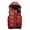 Red002, variant on QHRMKOG Chaleco Para Hombre Casual Basic Color Zipper Sleeveless Hooded Vests with Pockets Loose Fit Thermal Jackets Workout Outerwear Red M