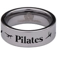 thumbnail image 2 of Pilates Style 1 Tungsten Carbide Ring, 2 of 9