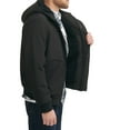 thumbnail image 3 of Men's Levi's® Mixed Media Hooded Bomber Jacket Color: Graphite Size: S, 3 of 4