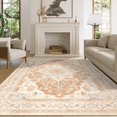 thumbnail image 1 of Vintage Area Rug x Washable Living Room Rug Indoor Print Accent Rugs for Bedroom Distressed Thin Throw Rugs Carpet for Living Room Kitchen Entryway, 1 of 7