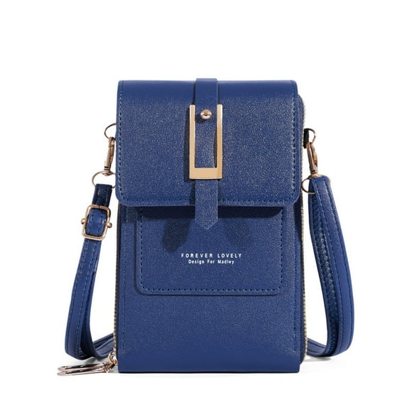 Women Touchscreen Phone Bags, Mini Leather Mobile Phone Crossbody Bags Shoulder Handbag Wallet With Credit Card Slots