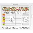 thumbnail image 4 of Inkdotpot Weekly Meal Planner Notepad 7"x10 , "Weekly Meal Plan" Magnetic Meal Planning Pad with Tear Off Grocery Shopping List for Fridge- Kitchen & Home - 54 Sheets -V8, 4 of 7