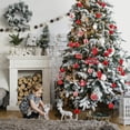 thumbnail image 7 of Lumiparty 65 pcs Christmas Ball Ornaments Set, Shatterproof Xmas Balls Decorative Hanging Ornaments, Tree Ornaments Assorted Set with Hooks for Xmas Tree Holiday Wreath Garland Swag Decor, Red, 7 of 7