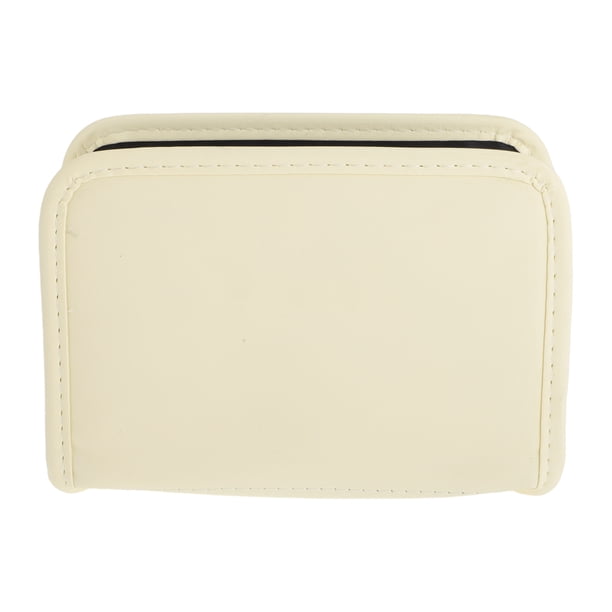 Bote de basura para automóvil Unique Bargains colgante y plegable, 1 Pcs Beige