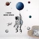 thumbnail image 2 of Planets astronaut wall decor, wall decor sticker, wall decoration, 2 of 5