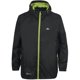 thumbnail image 1 of Trespass - Chaqueta impermeable / Chubasquero plegable Modelo Qikpac para niños niñas (Negro) Trespass UTTP463_black, 1 of 2