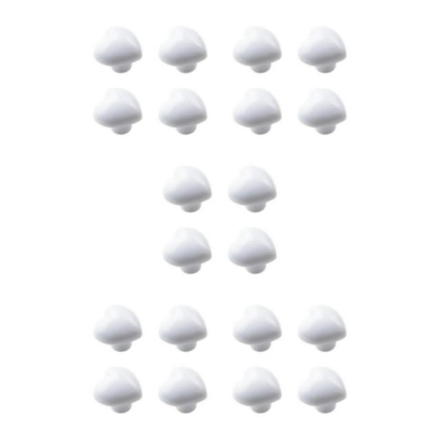 Guardoinrt 4pcs Unleash Creativity With These Unique Cabinet Knobs Sleek Appearance white 5Set