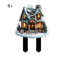thumbnail image 2 of Christmas House Decoration 2D Flat Outdoor Garden Stake Holiday Yard Decor for Seasonal Festive Home Landscape Display(B), 2 of 4