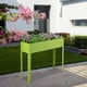 thumbnail image 1 of Costway Maceta Elevada de Metal 101 x 31 x 80 cm con 2 Hoyos de Drenaje para Fruta Verdura Flores Verde, 1 of 7