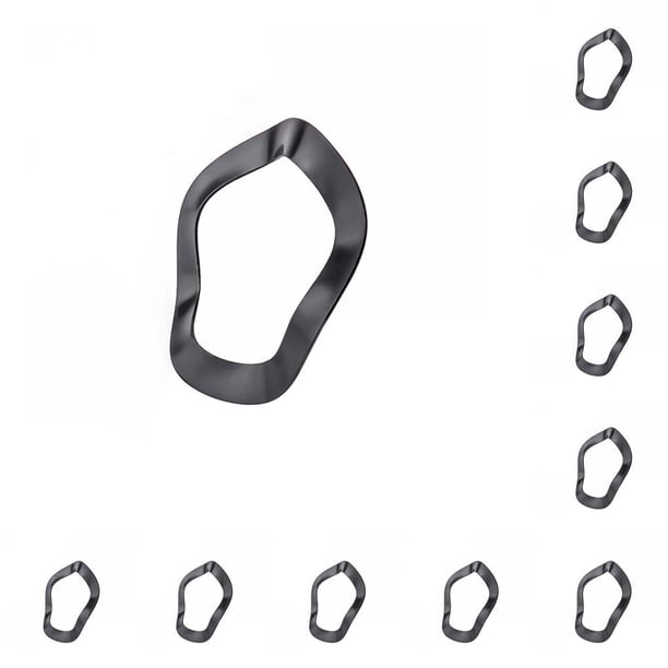 Wosthever Paquete de 5 arandelas de onda de manivela de bicicleta de montaña, accesorios de piezas de soporte inferior de ciclo con cancelación de ruido Type1 NO1 Wosthever CBP235111