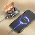 thumbnail image 4 of Auriculares inalámbricos Bluetooth | Auriculares inalámbricos Bluetooth 5.2 de madera vintage | Efecto estéreo HD de alta fidelidad | Llamadas con reducción de ruido inteligente | Bajo, 4 of 7