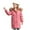 Watermelon Red, variant on Letdown Girls Winter Coat Hooded Puffer Heavyweight Jackets Warm Zipper Outerwear Jackets Coats for Kids Windproof_Parka (Black,4-5 Years)