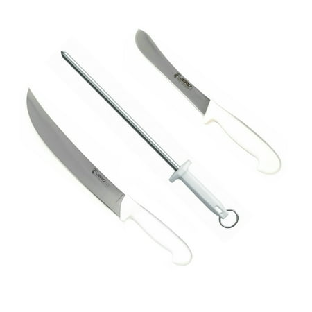 Forschner 10' Cimeter Knife - Jero WhiteOut Series 3 Piece Kitchen Set - 10
