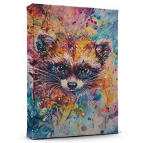 Ferret Sable Mask Canvas Wall Art Animal Decor, Ferret Sable Mask Canvas Prints Wild Animal Artwork for Living Room Bedroom Office 190HD348