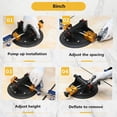 thumbnail image 5 of 1PC/2PCS Seamless Stone Seam Setter Manual Rubber Vacuum Leveling Setter for Joint with 8" Suction Cups Horizontal Bar, 5 of 5
