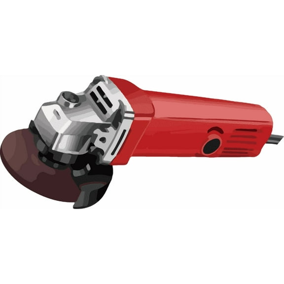 Kovastrix Power-operated angle grinders,Variable-Speed Angle Grinder with Paddle Switch, Red