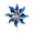 Yellow, variant on 10 Pack Wind Spinner Garden Stake – Plastic Windmill with Shiny Kinetic Outdoor Decor for Lawns & Flower Beds Wind Catcher