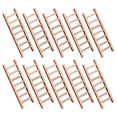 thumbnail image 2 of Garden Mini Ladder Mini Wooden Ladder Wood 10Pcs 0.86X0.08X2.36Inch, 2 of 8