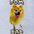 thumbnail image 2 of CafePress - Pomeranian Dad - Cute Infant Baby Football Bodysuit, 2 of 3
