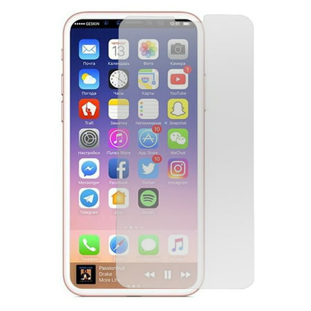 Insten Clear Tempered Glass Screen Protector Film Cover For Apple iPhone X