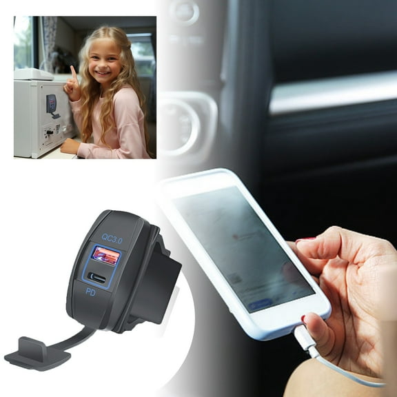 Car Interior Accessories Upgrade Your Vehicle with Advanced USB Multiple Ports and a Stylish Finish for Every Driver