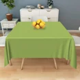 thumbnail image 4 of Tchckioa Solid Color Square Tablecloth,Waterproof Table Cloth for Indoor Outdoor Party Decor,60x60 Inch,Olive Green, 4 of 6