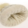thumbnail image 2 of Holzlrgus Women's Winter Warm Knitted Crochet Hat Fleece Lined Cable Faux Fur Pom Pom Beanie Hat Skull Cap, 2 of 4